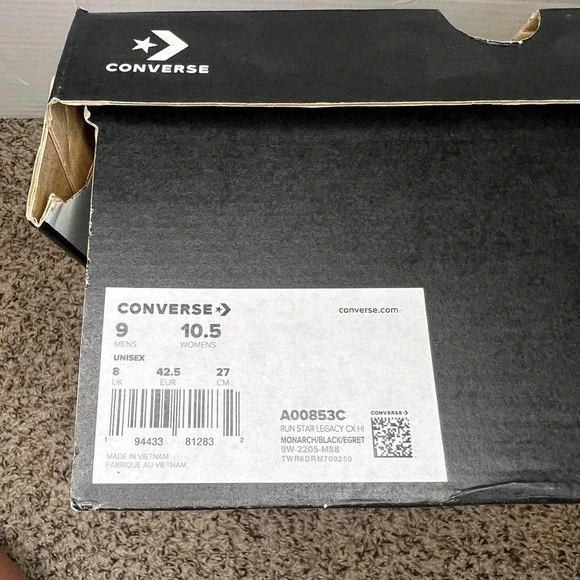 Chuck Taylor Converse Run Star Legacy Size 9 - Picture 6 of 6